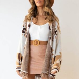 Cardigan étnico